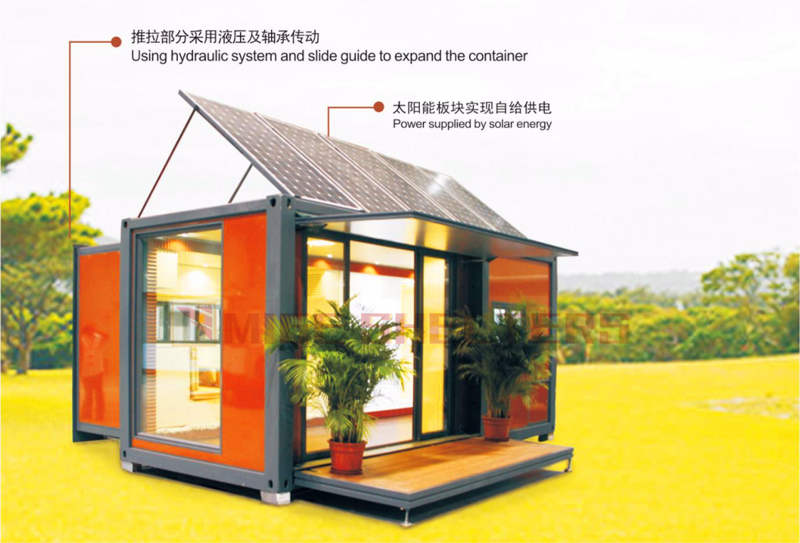 Factory hot sale prefab foldable expandable hydraulic containers home durable Pre Fabricated Houses