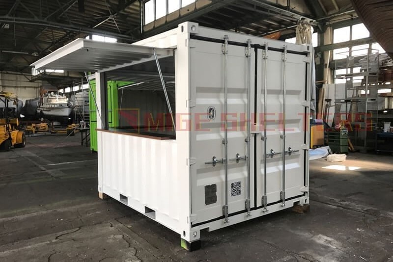 10ft 20ft 40ft Portable Kiosk Mobile Container Shop Coffee Shop Mini Bar Snack Box Food Station Shipping Container Shop For Sale