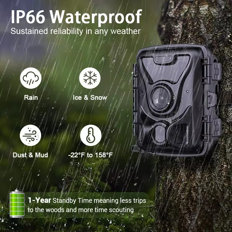 Outdoor Hidden Camera Oem/Odm Mini Hunting Trail Camera With Wifi and Waterproof