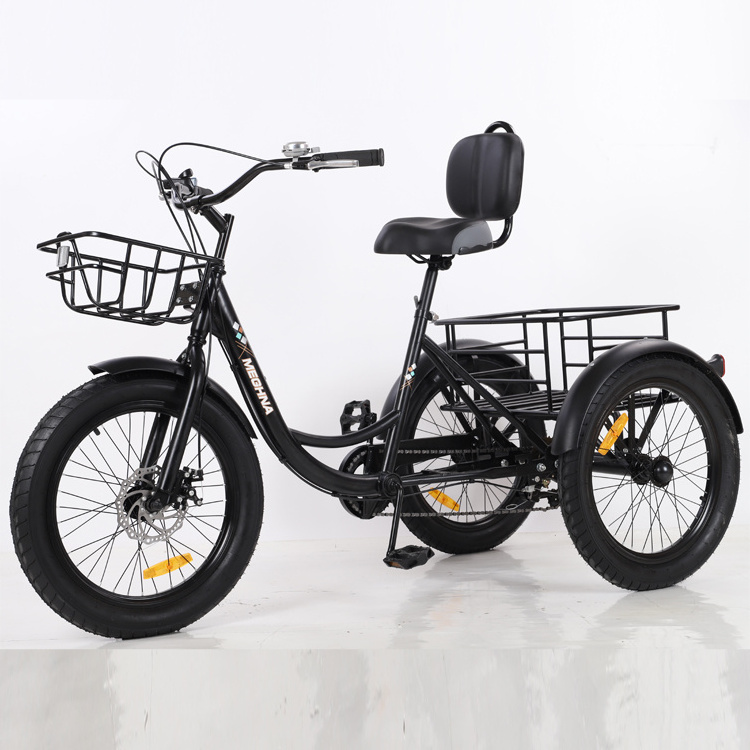 Wholesale Customized Good Quality 20*Fat Tire 7 Speed Snow Tricycle  3 Wheel Tricycle For Adults