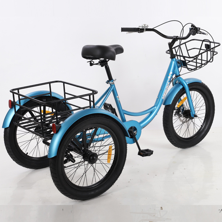 Wholesale Customized Good Quality 20*Fat Tire 7 Speed Snow Tricycle  3 Wheel Tricycle For Adults