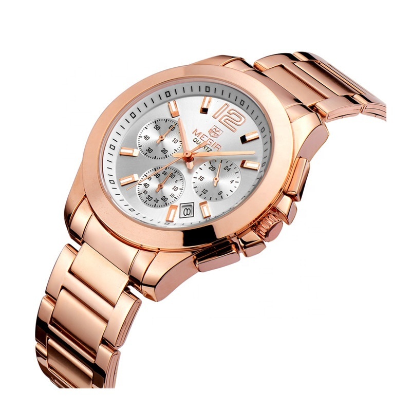 Megir 5006 concise style business watches men hand watch in wristwatches for male