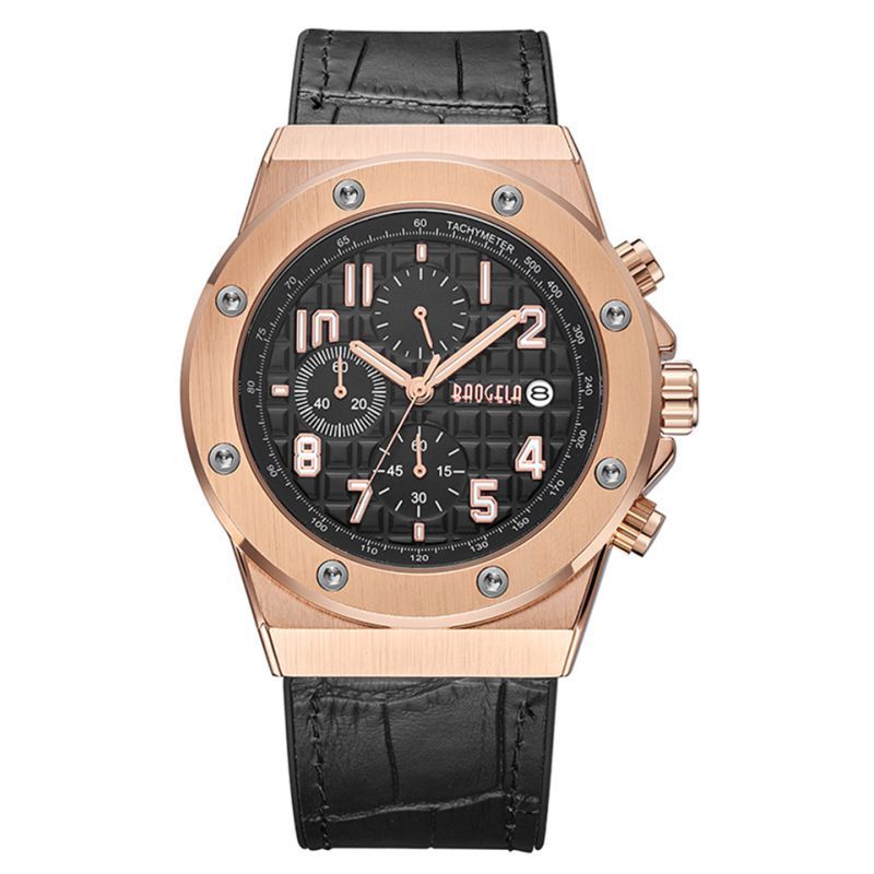 Relojes Hombre Baogela Watches 1805 Original Brand Luxury Men Chronograph Quartz Watch