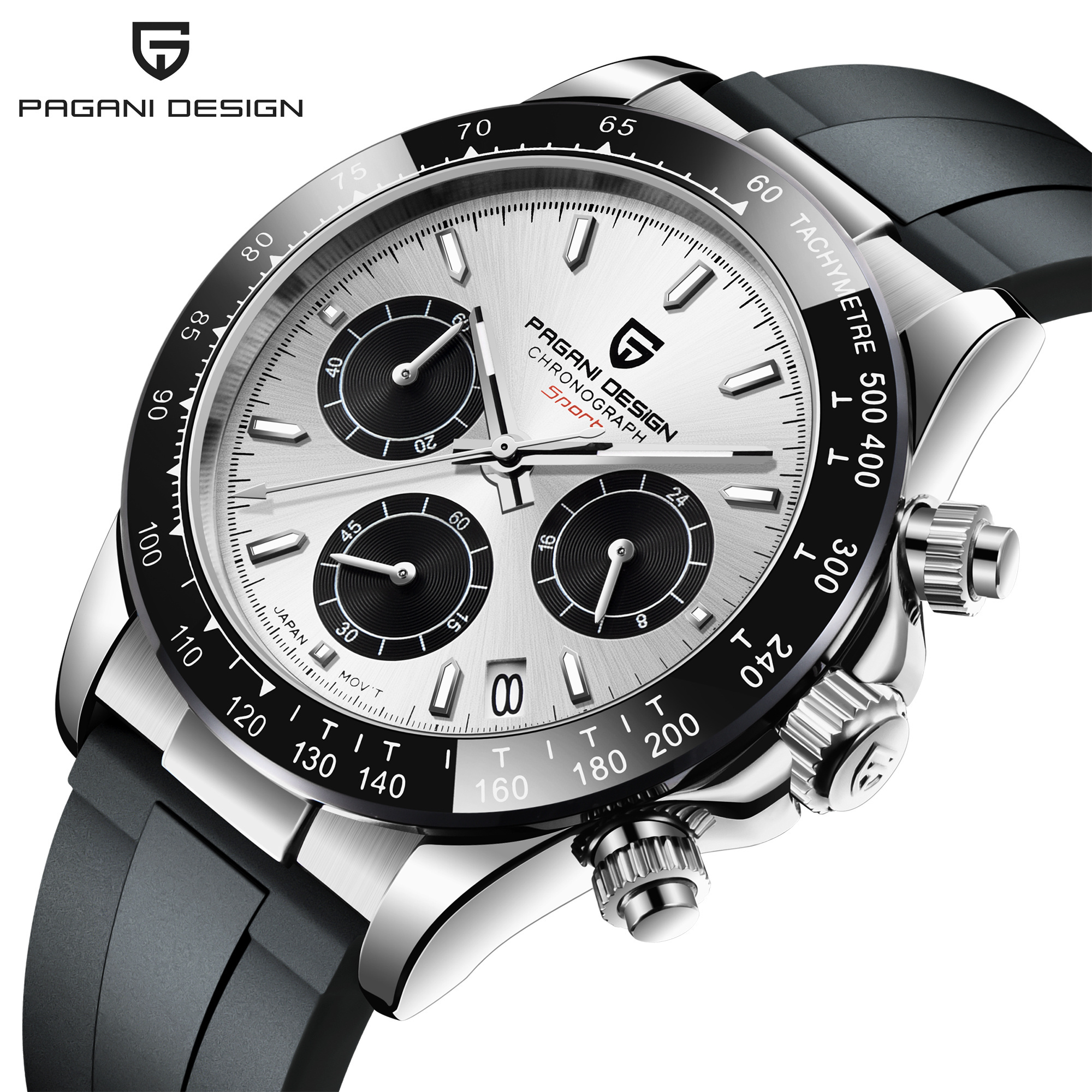 PAGANI Design 1664 Chronograph Watch Relojes De Cuarzo Timepiece 316L Stainless Steel 50M Waterproof Quartz Watches