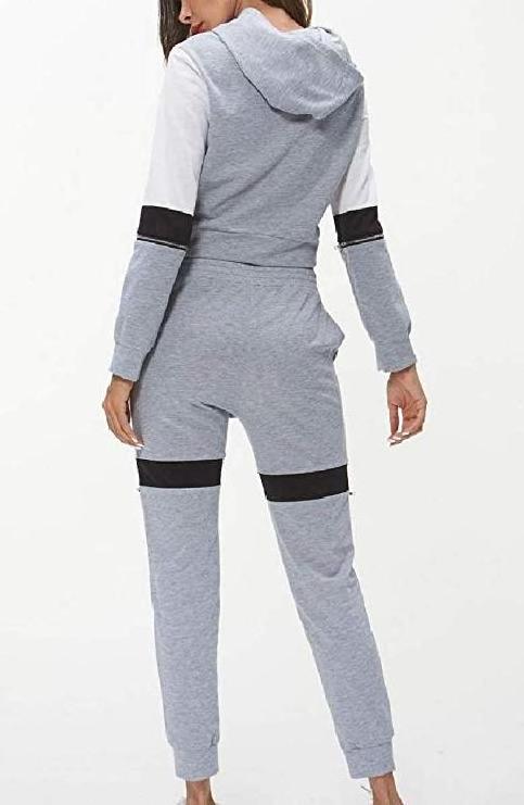 Casual Strap 2pcs Tracksuit Joggers Sweat Suit Women Slim Fit Track suit Absorb Sweat Hoodie Tracksuit Sets