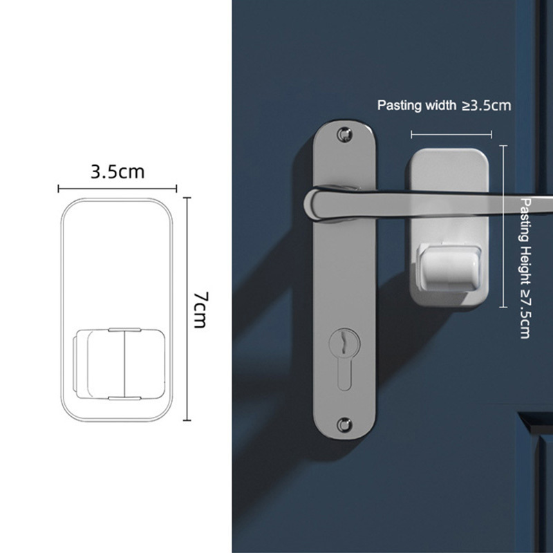 Home Door Lever Lock Security Protection for Children Multifunction Baby Safety Protection Device Anti-Opening Handle Door Locks