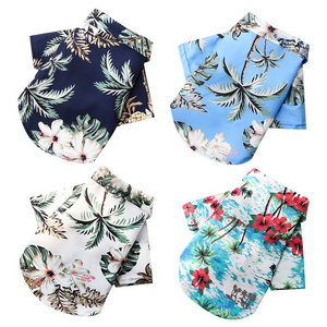 Hawaiian Style Dog Shirt Summer Pet Dog Clothes for Small Medium Dogs Puppy Clothing French Bulldog Pomeranian Pets Outfits