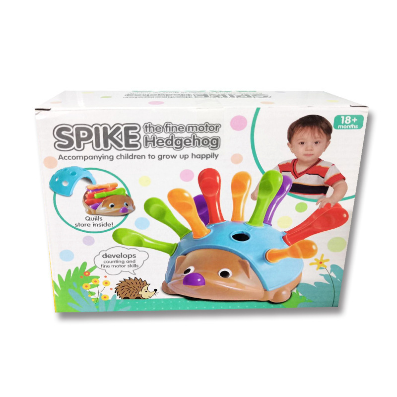 Hedgehog Montessori Toys Baby Concentration Training Early Education Toys Fine Motor and Sensory Toys Spelling Little Hedgehog