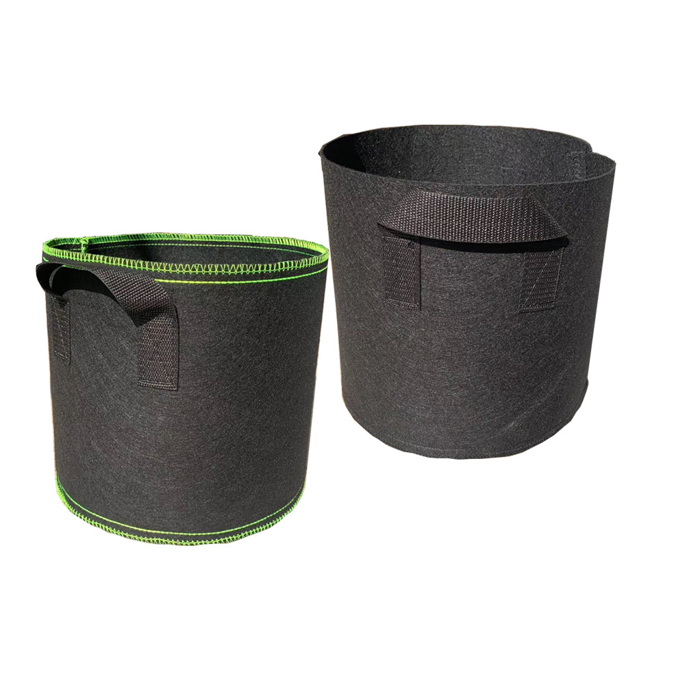 High Strength Fabric Planter Pot 1 Gallon 2 Gallon 3 Gallon 10 Gallon 100 Gallon Nonwoven Tree Grow Bag