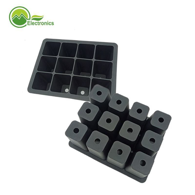 Silicone 12 Cells Garden Germination Plant Tray Seeding Nursery Plug Trays For Plants Growing