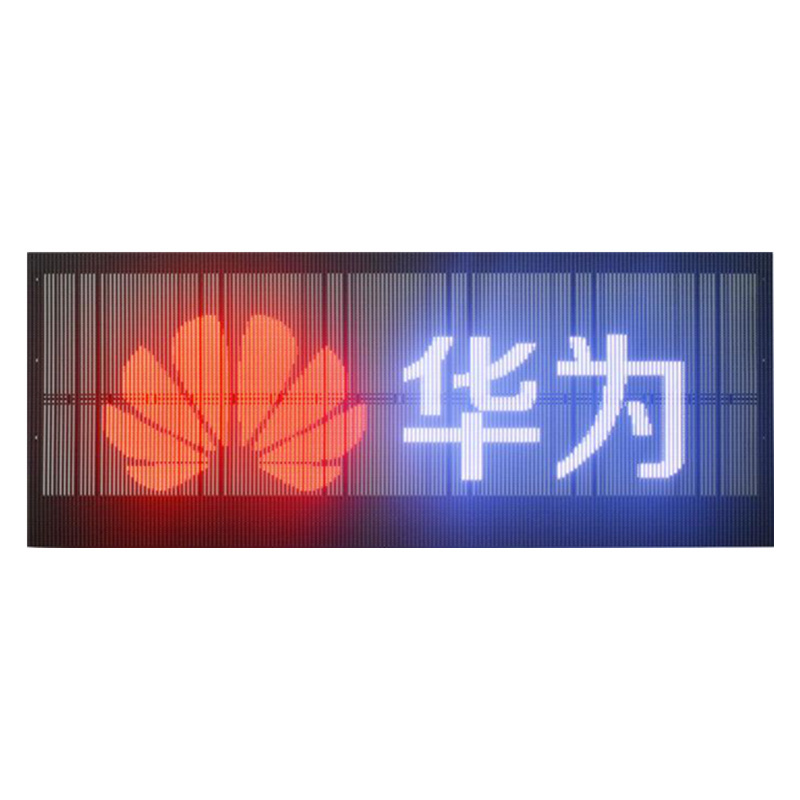 High Brightness Full Color Transparent Taxi Car Rear Window LED Display