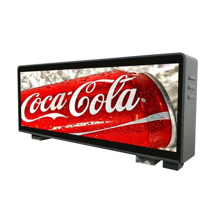 Outdoor Waterproof Digital Wireless Car Roof LED Sign P2.5 P3.3 P4 P5 Taxi Top LED Display