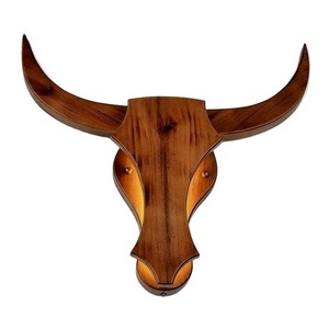 High Quality Polished Wooden Luxury Natural Buffalo Skull Nautical Style Craft for Home Decoration Wholesale Priced Agate