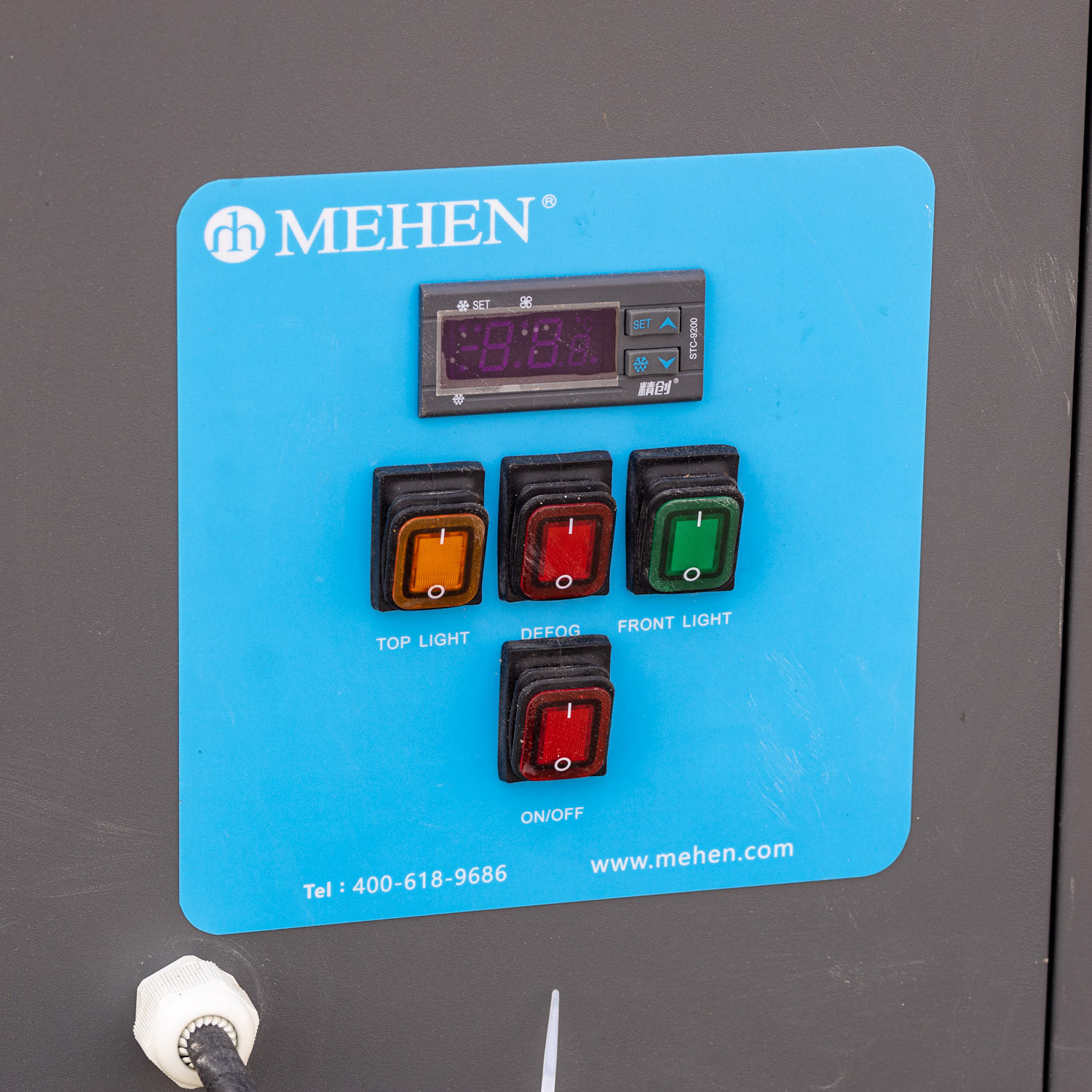 MEHEN MC12 CE Certificate Mehen commercial air cooling mini display freezer for ice cream