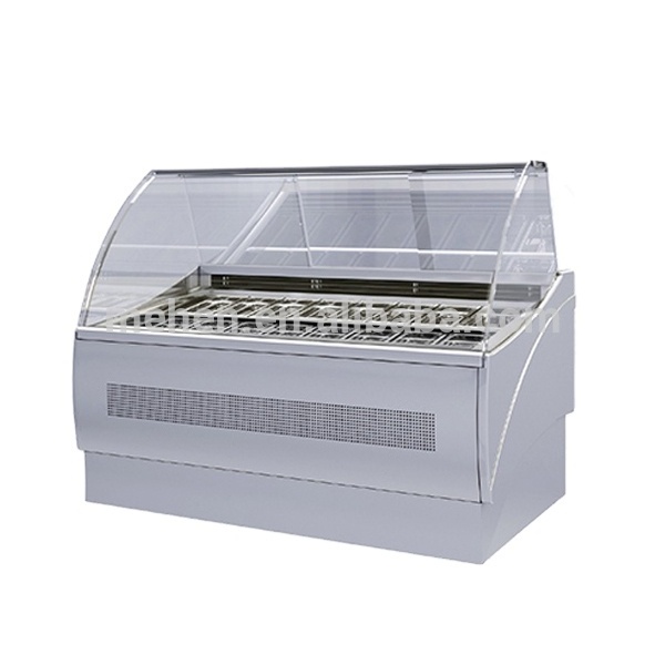 MEHEN MC12 CE Certificate Mehen commercial air cooling mini display freezer for ice cream