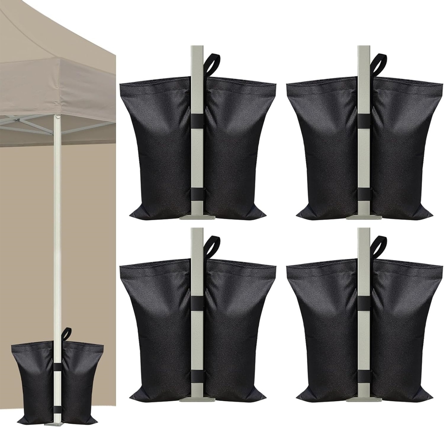 Canopy Weight Bags Equipment Bags For Pop up Canopy Tent Sand Bags For Instant Outdoor Sun Shelter Canopy