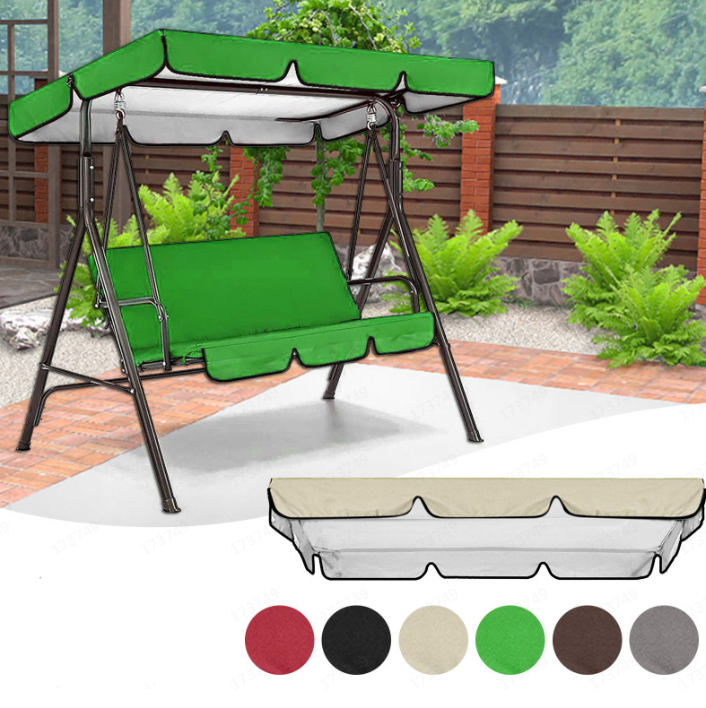 High Quality Waterproof Patio Hanging Chair Top Cover Patio Garden Swing Canopy Replacement Cover