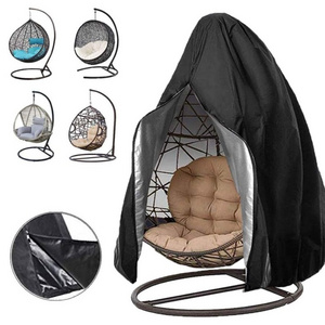 Heavy Duty Windproof Waterproof Hanging Egg Swing Chair Seat Top Dust Cover Patio Furniture Cover For Outdoor Garden