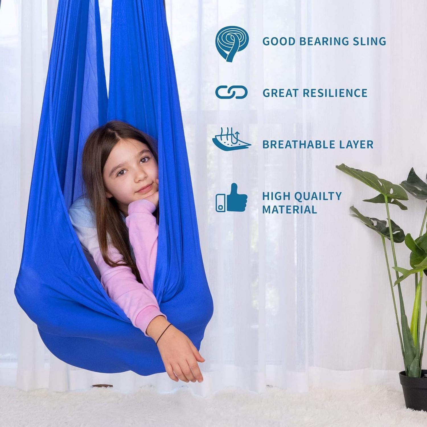 Hot Sell Sensory Swing For Kids High Quality Indoor Outdoor Kids Swing Baby Hammock For Child Sensory Kids Swing