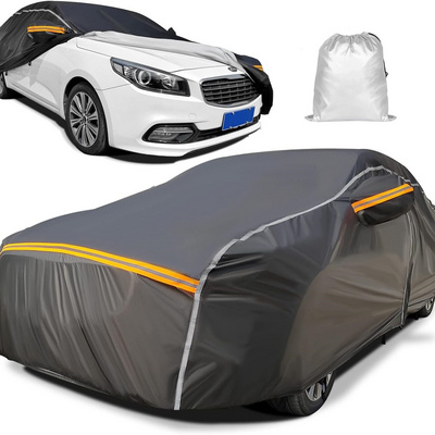 Custom Universal Best Car Covers Folding Compact Retractable Outdoor Waterproof Sun Hail Snow Protection Full Car Seat Cover