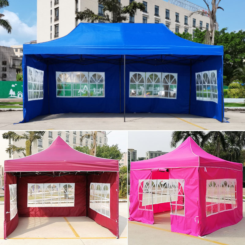 Wholesale Pop up Canopy  Advertising Tent Trade Show Tent With Awning And Sidewalls 10x10ft Market Series Activity Gazebo Pop-up