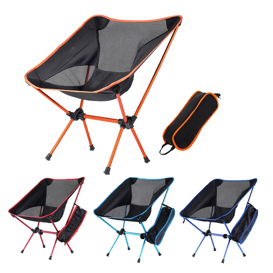 Cheap Camping Outdoor Lightweight Folding Portable Backpack Beach Picnic Camping Fishing Folding Chairs Carp Bed Chair