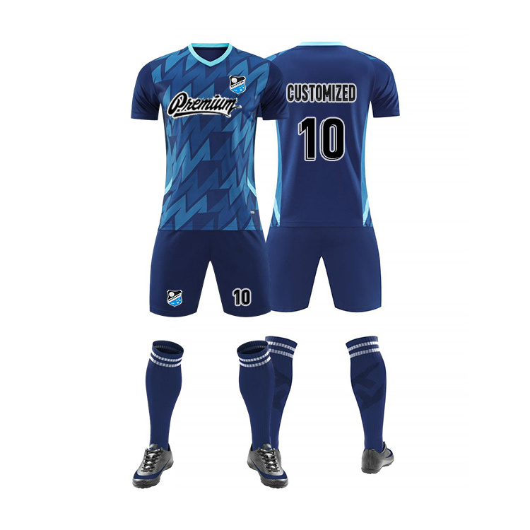 Wholesale OEM Custom Made Plain Blank Soccer Uniform Sublimated Team Training Sets Football Jerseys Soccer jersey