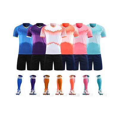 New Design Sublimation Soccer Wear Practice Football Shirts Custom Soccer Jersey Football Kit Jersey Set