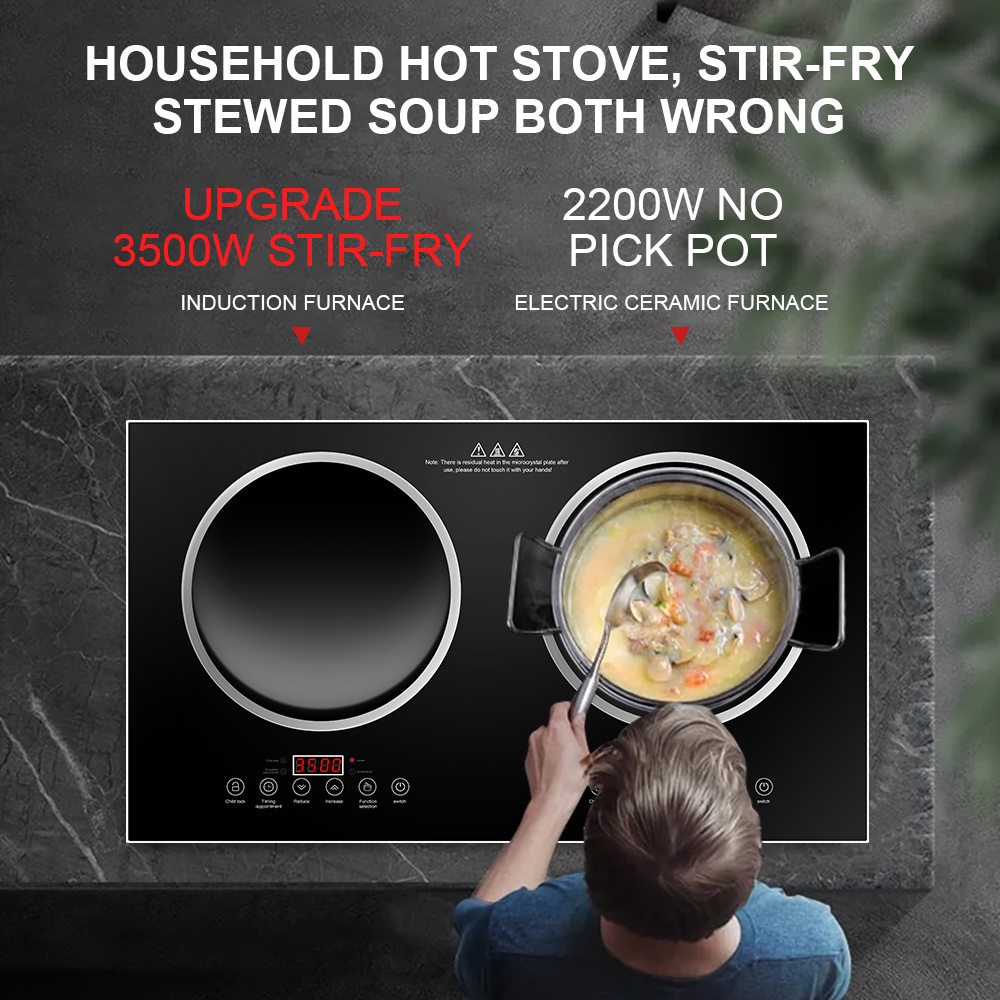 New Model 3500w Industrial Marmite de Cuisine Induction Cooker