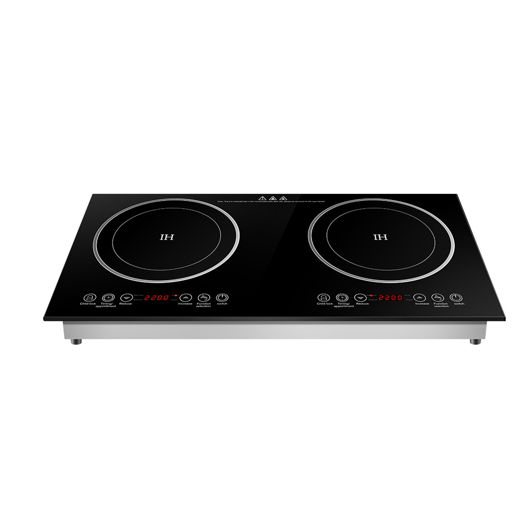 Manufacturer Wholesale 2200w Double Induction Cooker Head Electric Ceramic Stove