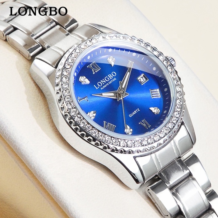 LONGBO Oem Watch Custom Logo Cheap Watches Fashion Watch from China for Men and Women Couples Set Glass Waterproof Alloy Round