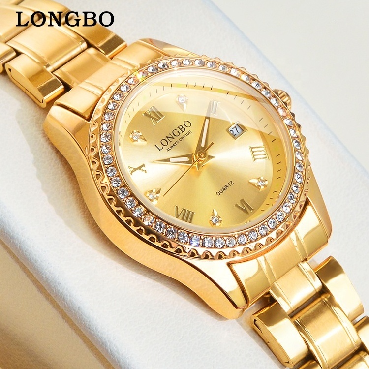 LONGBO Oem Watch Custom Logo Cheap Watches Fashion Watch from China for Men and Women Couples Set Glass Waterproof Alloy Round BestSuppliers