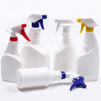 wholesale in bulk empty hdpe 32oz 1 liter 1l 1000ml 16oz 16 oz 500 ml 500ml chemical cleaner plastic trigger spray bottle