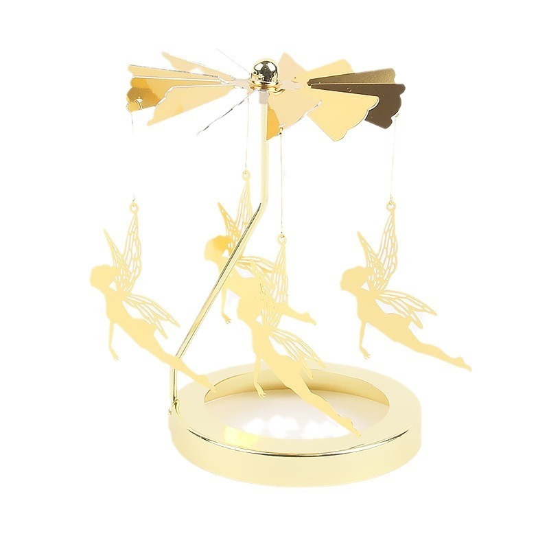 spinning carousel candle