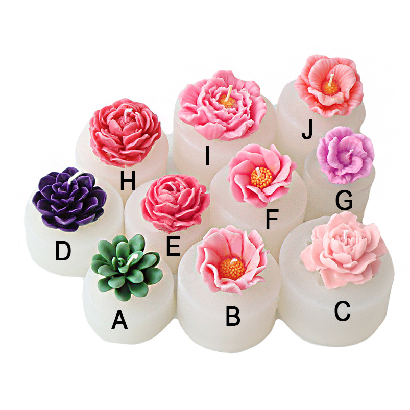 candle mould flower candle moulds silicone flower mould for candles