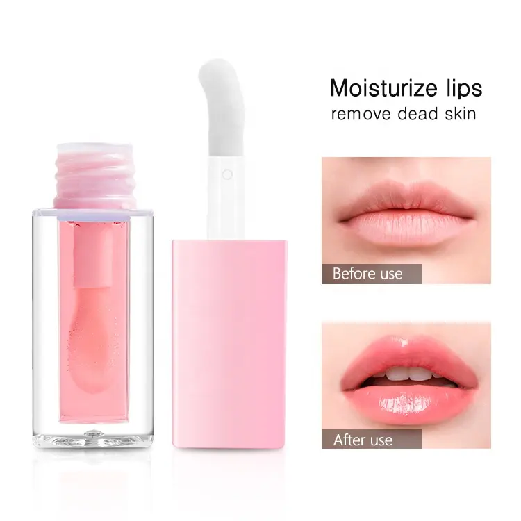 Private Label Lip Plumping Gloss Nature Clear Lipgloss Lip Serum Oil Waterproof Long Lasting Lip Plumping