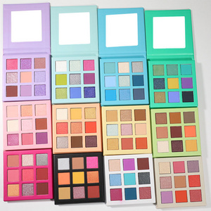 High Pigment Custom Logo Multi Color DIY Eyeshadow Palette High Quality Cosmetic Eyeshadow Palette