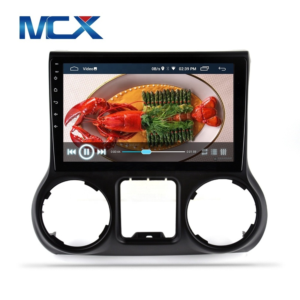 MCX Hot Sale Factory Price Android Car DVD Player With easy Connection For Jeep Wrangler JK 2011-2017Radio Player GPS navigation