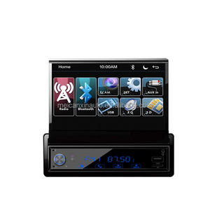 Car Stereo with bt Single din in Dash AM FM Car Radio Audio Support USB SD Card AUX in with Wireless Remote Control