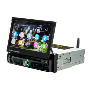 Android Wince system 800*480 Retractable MP5 player FM GPS BT 7 inch touch screen DVD player