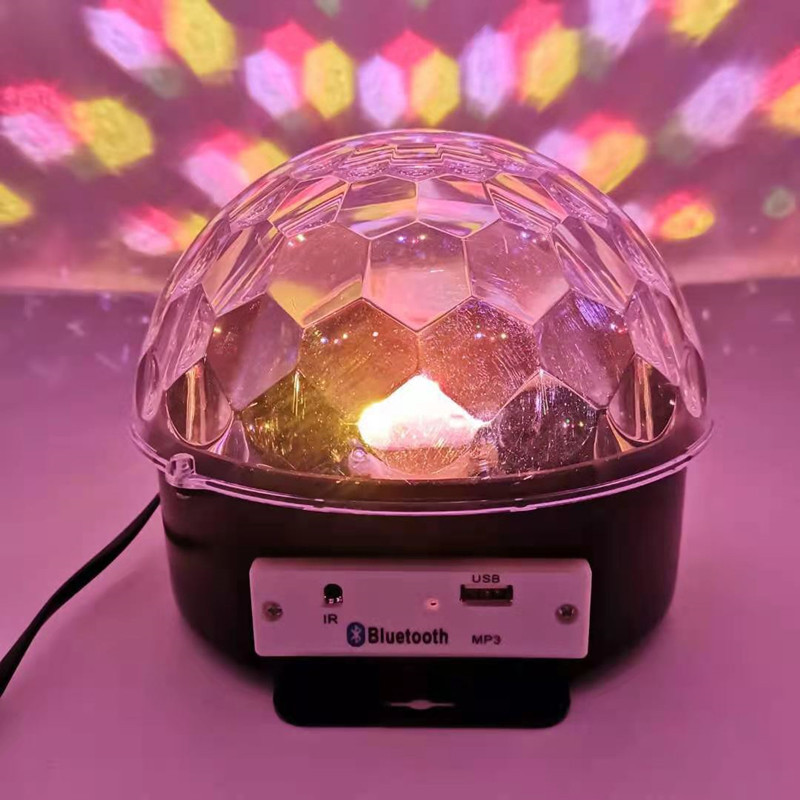 Crystal Magic Ball LED Stage Lamp With USB Blue tooth Music Speaker DJ KTV Disco Laser Light Party Lights