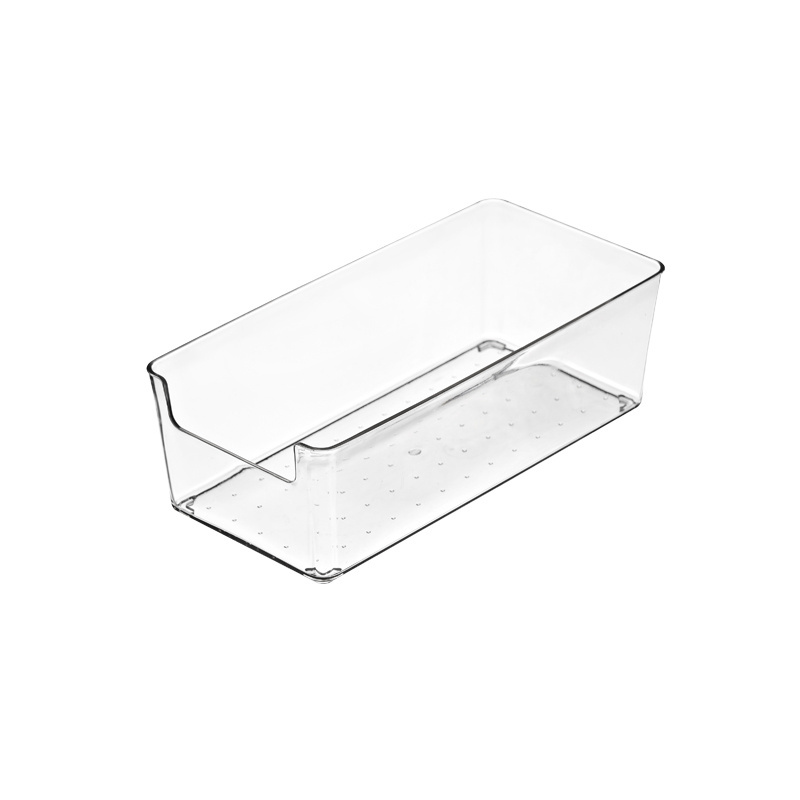 kitchen cutlery storage organizers desk stackable clear plastic acrylic drawer organizer tray