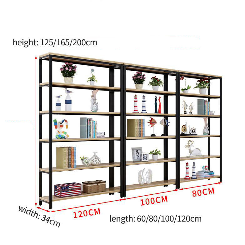 Meicheng Bookshelf Modern Custom Library Furnitures Bookcase Wooden Bookshelf For Living Room