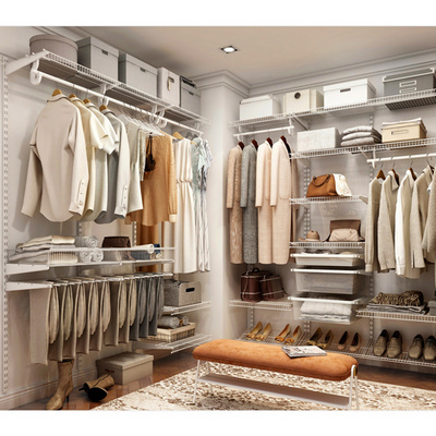 Overall Cloakroom Custom Bedroom Combination Wardrobe Walk-In Closet Open Metal Wardrobes Bedroom Closet For Storage