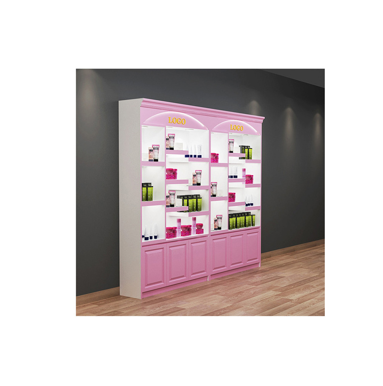 Guangdong Meicheng Cosmetics display cabinet Skin care product display cabinet custom commercial beauty salon product shelf