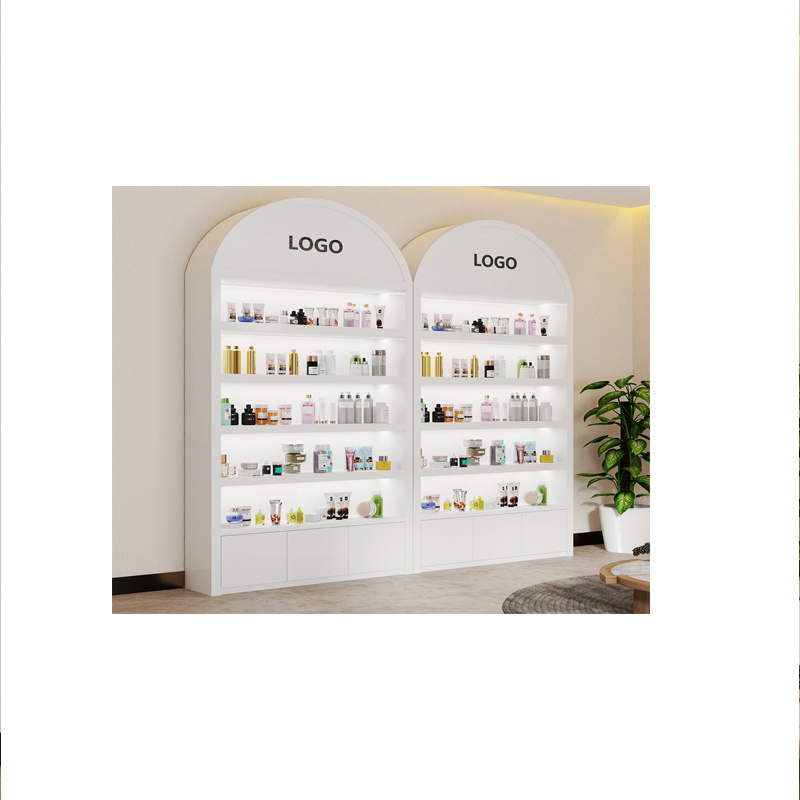 Guangdong Meicheng Cosmetics display cabinet Skin care product display cabinet custom commercial beauty salon product shelf