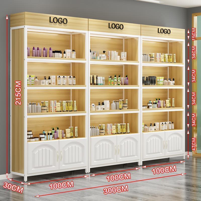 Meicheng Customized Shopping Mall Wall Display Stand Retail Store Furniture Cosmetic Shelf For Cosmetic Display Cabinet And Show