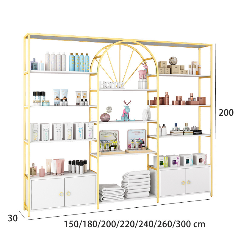 Meicheng Nail Polish Rack Wall Cosmetics Display Stand Rack Shelf Makeup Shoe And Bag Rack