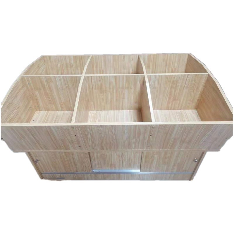 Meicheng Good Quality Supermarket Wooden Fruit Vegetable Display Rack For Store Bulk Shelves Dry Goods Racks Rice Racks