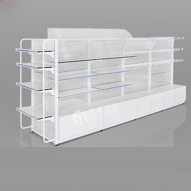 Meicheng Stationery Counter Display Plastic Bookcase Acrylic White Book Shelf